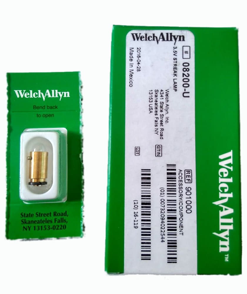 BOMBILLO HALÓGENO WELCH ALLYN 08200 DE 3.5 V Ilumedical